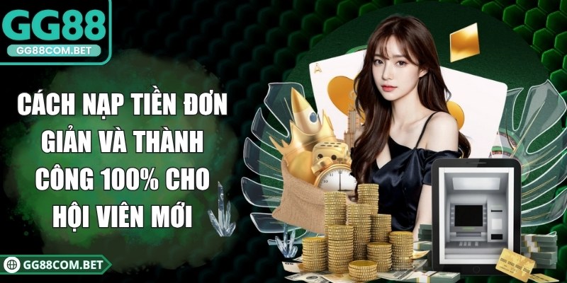 Cách nạp tiền đơn giản và thành công 100% cho hội viên mới